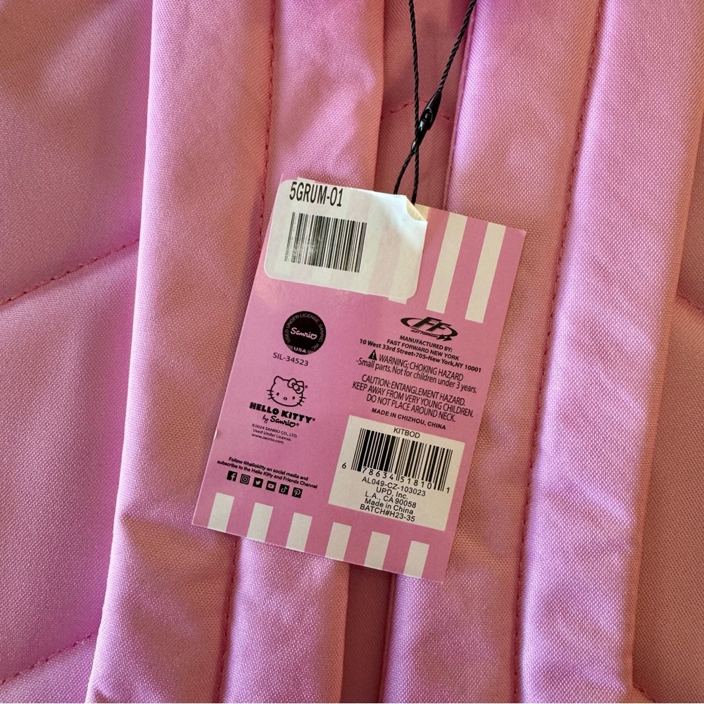 NWT Hello Kitty child’s pink backpack - Picture 8 of 10
